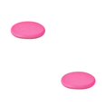 thumbnail image 2 of Shengyu 1/2/3 Coussin de Siège en Polyester Remplacement Rond Couleur Unie Respirant Doux Maison Bureau Automobile Canapé Baie Vitrée Tapis Rose Rouge 2 Pcs, 2 of 6