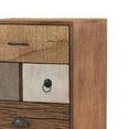 thumbnail image 3 of 42 Inch Tall Dresser Chest, Multicolor, 6 Drawers, Sturdy Sled Base, Brown- Saltoro Sherpi, 3 of 6