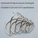 thumbnail image 4 of Marco de Metal Toystoory 2 unids/set cierre de broche Kiss plata 15CM, 4 of 6