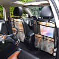 thumbnail image 7 of WOBOGO Outdoor Husky Dog Backseat Car Organizer Footed Universal Car with Touch Screen Tablet Holder Rear Seat Protector, 7 of 7
