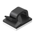 thumbnail image 1 of Bridas adhesivas para cables, 120PCS Clips para cables, 1 of 5