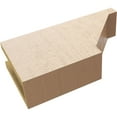 thumbnail image 6 of Ekena Millwork 4"W x 8"H x 16"L Burlington Woodgrain TimberThane Rafter Tail, Primed Tan, 6 of 6