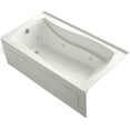 thumbnail image 1 of Kohler K-1224-La Mariposa Collection 66" Three Wall Alcove Jetted Whirlpool Bath Tub -, 1 of 3