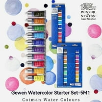 Winsor & Newton Cotman Watercolors - Set of 20, Assorted Colors, 5 ml Tubes