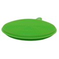 thumbnail image 2 of Handy Housewares 4" Round Silicone Dish Scrubbing Sponge / Vegetable Scrubber Brush - Green 3 Pack, 2 of 3