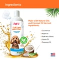 thumbnail image 3 of Pet Your Pet Natural Dog Shampoo for Curly & Wavy Coats - Hydrating & Detangling, Deodorizing, 16 oz, 3 of 6