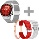 thumbnail image 2 of Reloj Smartwatch G-Tide Contra Agua Romance Plateado, 2 of 4