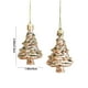 thumbnail image 3 of Adornos para Árbol de Navidad (Paquete de 2) | Adornos Dorados Irrompibles de 7,5 X 5 Cm y 9,5 X 9 Cm | Decoración Festiva Colgante para Árbol, Corona, Guirnalda, Centro de Mesa y Recuerdos de Fiesta, 3 of 6