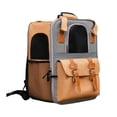 thumbnail image 2 of Mochila para Perros Yuyangstore Transportín de Viaje para Mascotas Naranja, 2 of 8
