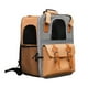 thumbnail image 2 of Mochila transportadora para perros, cómoda bolsa de hombro para mascotas, transpirable para gatos naranja, 2 of 9