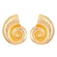 thumbnail image 1 of Pendientes de concha para mujer, pendientes de concha de oro, pendientes de concha, pendientes de playa de verano, joyería de vacaciones, regalo para niñas, 1 of 4