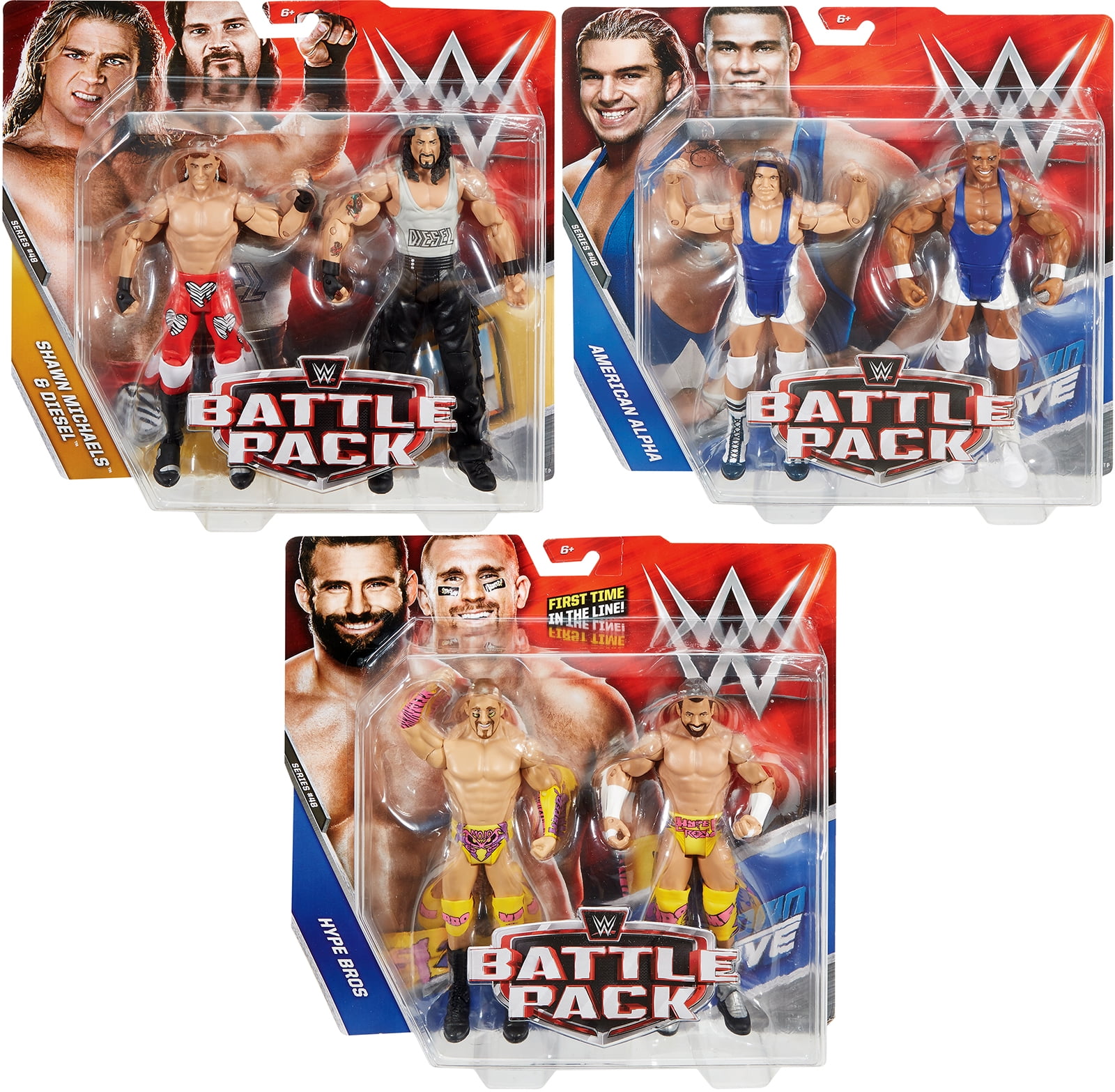 wwe action figures the shield 3 pack