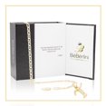 thumbnail image 2 of BEBERLINI Women Letter T CZ Charm Anklet 14K Gold Filled Mariner Chain Bracelet Jewelry, 2 of 9