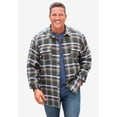 thumbnail image 2 of Boulder Creek By Kingsize Men's Big & Tall Fleece-Lined Flannel Shirt Jacket, 2 of 2