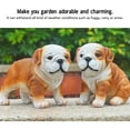 thumbnail image 4 of Estatua De Cachorro De Bulldog Inglés, Escultura De Bulldog De Resina Realista Para Decoracia De Jardín Al Aire Libre, 4 of 7