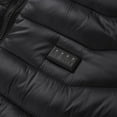 thumbnail image 2 of Ceisia Men's Hooded Zipper Closure Solid Color Gift Casual Style Outerwear - Nylon-Spandex for Daily & Outdoor Wear, 2 of 8