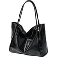 thumbnail image 1 of LHSHID Slouchy Hobo Bags for Women Tote Bag Retro PU Leather Crossbody Purse Soft Shoulder Purses Large Work College Handbags, 1 of 7