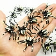 thumbnail image 6 of XMMSWDLA Halloween Spider Decorations, 12PCS 1.77inch Spider Outdoor Halloween Decorations Realistic Hairy Scary Spider Props for Indoor, Home, Yard, Party Decor spider web decoration, 6 of 7