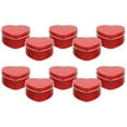 thumbnail image 4 of 10Pcs Heart Shaped Candy Box Valentines Day Gift Packing Box Small Chocolate Container, 4 of 8