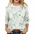 thumbnail image 4 of St Patricks Day Sweater Women Long Sleeve Irish Oversized Saint Patty Pullover Plus Size Sweater, 4 of 8
