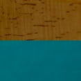 thumbnail image 7 of Niche Flip Flop 67" Square Folding Bookcase with Folding Fabric Bins- Medium Oak/Teal, 7 of 7