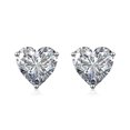 thumbnail image 5 of Charming Yellow Heart Stud Earrings, 5 of 5