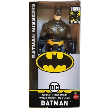 DC Comics Batman Missions 6" Inch Batman (Dark Suit) Basic Action Figure in Window Box