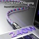thumbnail image 5 of Cargador De 240 W De Tipo C A Tipo C Con Diseño De Pulsera Wearable Cargador Rápido Usb C De 5 A Para Teléfono Con Correa Cruzada Y Muñequera Cargador Rápido Portátil Y Moderno (30 Cm/11,8 Pulgad, 5 of 8