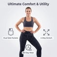 thumbnail image 3 of NELEUS Womens Yoga Leggings for Workout High Waist Ankle Length Tie-Dye Printed with Two Pockets,Irregular Figure Print,US Size XL, 3 of 8