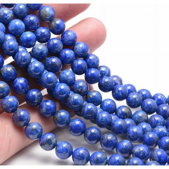 Genuine Natural Lapis Lazuli Gemstone AAA Blue Round 4mm 5mm 6mm 8mm Loose Beads By 15.5" classy Jewels
