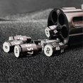 thumbnail image 4 of (B)Cyberpunk Revolver Cylinder Metal DND Dice - Unique Rotating Bullet Design for COC Tabletop RPGs and Gaming Collectors, 4 of 5