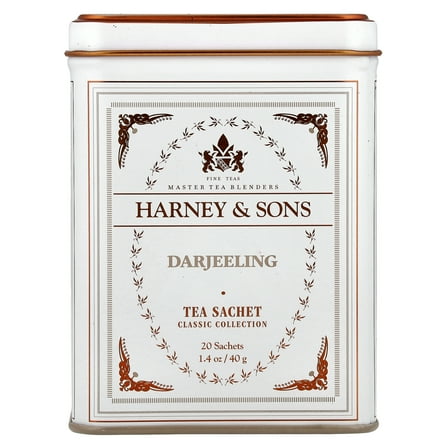 Harney & Sons Fine Teas, Darjeeling, 20 Tea Sachets, 1.4 oz (40 g)