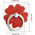 thumbnail image 4 of Soporte de anillo para teléfono móvil, paquete de 5 Soporte de anillo de dedo universal Compatible con iPhone XS Max XR X 8 7 6 6s Plus iPad Samsung Smartphones Tablet - 5 colores, 4 of 5