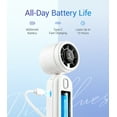 thumbnail image 3 of Diveblues Handheld  Fan - 4000mAh Turbo  Mini Fan with 5-Speed Wind, Rechargeable Battery for Travel & Outdoor Use, 3 of 6