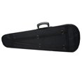 thumbnail image 2 of Tcbosik Cloth Fluff Triangle Shape Violin Case with Beige and Yellow Lining for 4/4 Violin, Black, 2 of 6