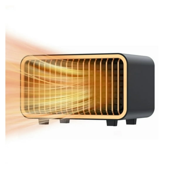Electric Heater For Home Heating Fans, 800W PTC Ceramic Fast Heating Winter Space Heater, Overheat Protection 2 Gears For Bedroom ,Warm Any Angle