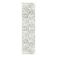 thumbnail image 3 of Unique Loom Rosso Collection Area Rug - Piazza (2' 7" x 10' Runner Light Gray/Ivory), 3 of 7