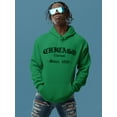 thumbnail image 2 of Chicago Gothic Font Hoodie Men -Image by Shutterstock, Male x-Large, 2 of 4