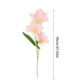 thumbnail image 5 of Yesbay Simulated Flower Fake Lilies Silk Material Realistic Appearance Faux Flower Wedding Party Christmas Decoration, 5 of 7