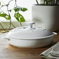 thumbnail image 3 of Staub Ceramic 8-inch Round Covered Brie Baker - White, 3 of 7