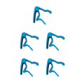 thumbnail image 2 of ZheElen 1Pcs Guitar Tuner Streamlined Aluminum Guitar String Clip Clamp with Stainless Steel Spring Silicone Handle blue 5Set, 2 of 6