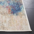 thumbnail image 3 of SAFAVIEH Phoenix Arlo Abstract Area Rug, Aqua/Gold Rose, 6'7" x 6'7" Square, 3 of 10