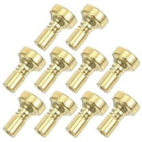 10 Pcs Replacement Knob for Dimmer Switch Lamp Turn On/off Socket Twist Knobs Golden