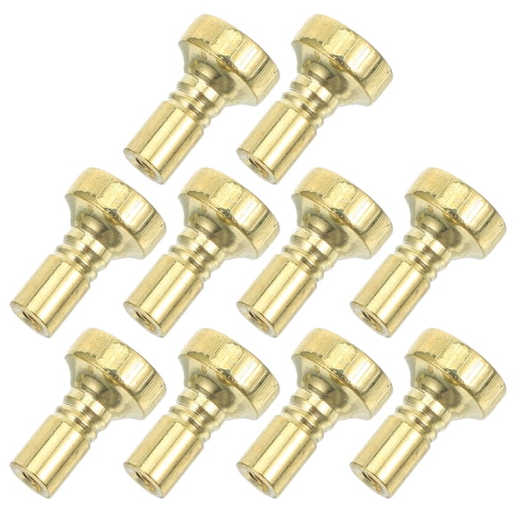 10 Pcs Replacement Knob for Dimmer Switch Lamp Turn On/off Socket Twist Knobs Golden