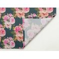 thumbnail image 7 of S4Sassy Blue Stripe & Ranunculus Floral Holiday Parties Cloth Table Linen Re-Usable Dinner Napkins Set 18 x 18"(Pack of 6), 7 of 7