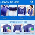 thumbnail image 2 of 4 Pack Cooling Towel (40"x12"),Ice Towel,Soft Breathable Chilly Towel,Microfiber Towel for Yoga,,Running,Gym,Workout,Camping,Fitness,Workout &  Activities, 2 of 6