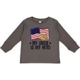 thumbnail image 3 of Inktastic My Uncle is My Hero Military Nephew Boys or Girls Long Sleeve Toddler T-Shirt, 3 of 5