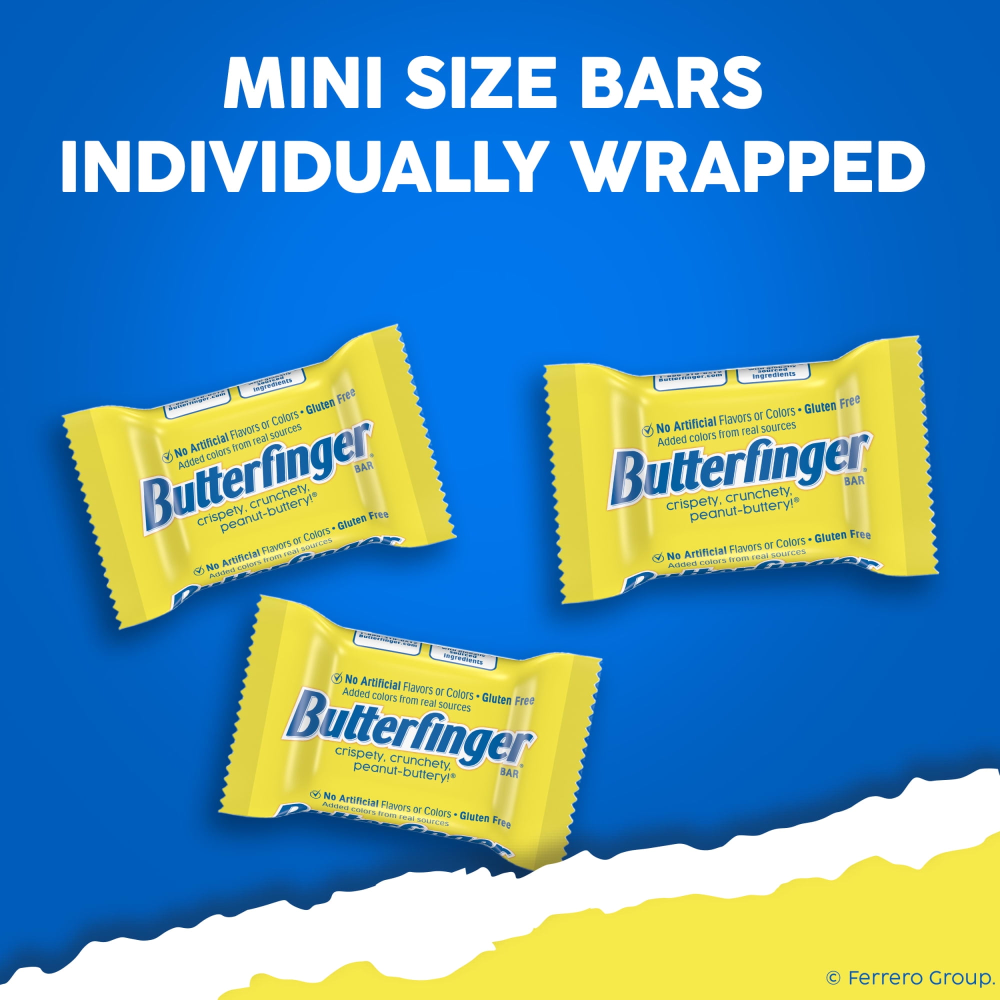 Butterfinger Minis, Peanut-Buttery, Chocolatey Candy Bars, Valentine’s Day Heart Box, 5.9 oz