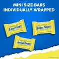 thumbnail image 6 of Butterfinger Minis, Chocolatey, Peanut-Buttery, Individually Wrapped Candy Bars, Valentine’s Day, Bag  9.4 oz, 6 of 16