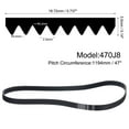 thumbnail image 2 of 470J8 PJ V-Ribbed Belt 8 Ribs 47" Length x 0.74" Width x 0.14" Height, EPDM Rubber Poly V Belt, 2 of 5